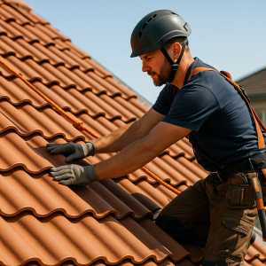 byta taket med takläggare